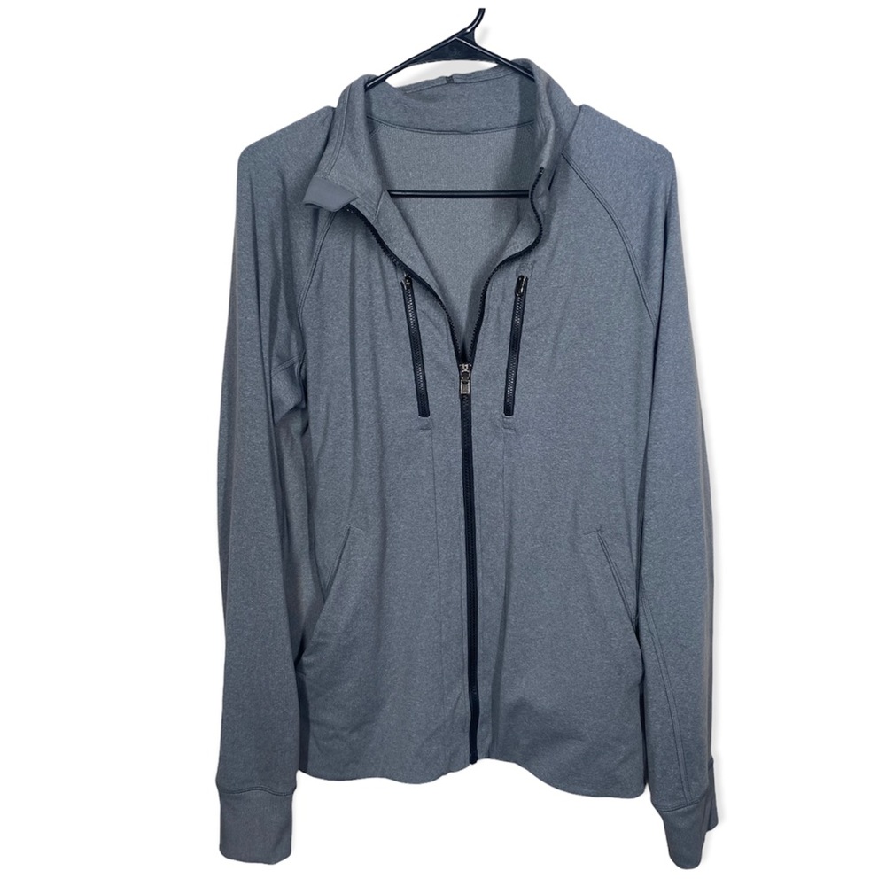 Men’s LULULEMON Gray Zip Up Sweater Medium